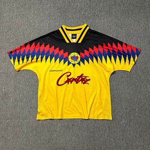 Corteiz Merek Fashion Jalanan Eropa Amerika Kaos Olahraga Musim Panas Katun Bernapas Pendek Longgar Bermotif Unisex - Product Image 4