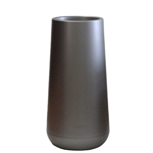 Leizisure large vertical Round plastic FlowerPot Garden Maceta indoor self watering home hotel decoration