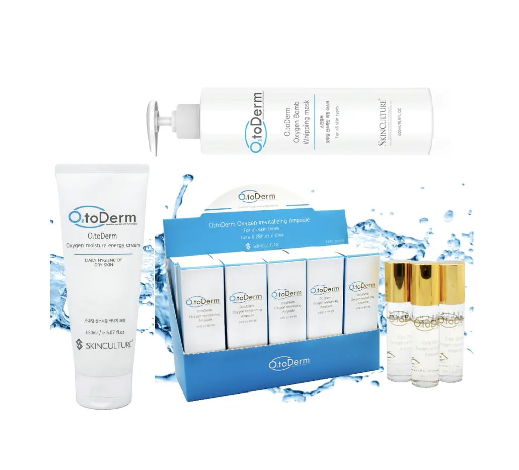 O2toderm Face Cream home use skin Clearing Oxygen facial spray serum skin rejuvenation oxygen facial liquid O2toderm Products