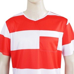 Disfraz de Prisionero para Halloween, Disfraz de Recluso Adulto, Uniforme a Rayas de Recluso, CARR-005 - Product Image 4