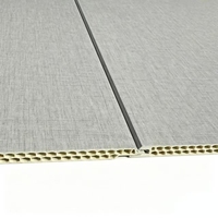 Vente directe d'usine, prix bas, panneaux muraux en PVC à grain de bois décoratifs pour l'intérieur, panneaux de plafond en PVC