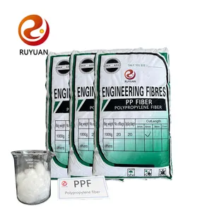 Ruyuan Chemical PP Polypropylene Fiber For Putty Powder Fiber Reinforced Material PP Fibers