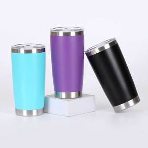 Tasse <span class=keywords><strong>d</strong></span>'<span class=keywords><strong>isolation</strong></span> de voiture en acier inoxydable, conception à double couche pour la <span class=keywords><strong>conduite</strong></span> en plein air. - Product Image 6