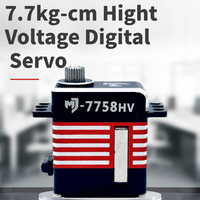 Servomoteur numérique MJ-7758HV 8.4V 7.7kg-cm, moteur sans balais haute tension, engrenage en acier inoxydable, pour avion, hélicoptère, voiture, bateau RC