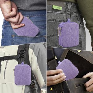 Großhandel Leinwand-Schlüsselanhänger-Tasche, Schlüsselanhänger-Organizer, Schlüsselbund-Geldbörse, Schlüsselringe, Taschenanhänger, Rucksack-Accessoires für Herren und Damen - Product Image 2