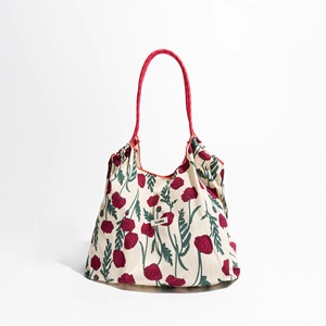 <span class=keywords><strong>Bai</strong></span> <span class=keywords><strong>Lu</strong></span> กระเป๋าช้อปปิ้งผ้าแคนวาสแบบพกพาพับได้ออกแบบลายดอกไม้ความจุขนาดใหญ่ใช้ซ้ำได้โลโก้ที่กำหนดเองผ้าไนล่อน - Product Image 3