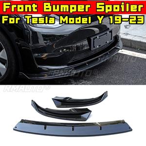 Para Tesla Model Y 2019-2023, Kit de Carrocería con Difusor y Protector de Parachoques Delantero de 3 Piezas, Accesorios para Auto - Product Image 1