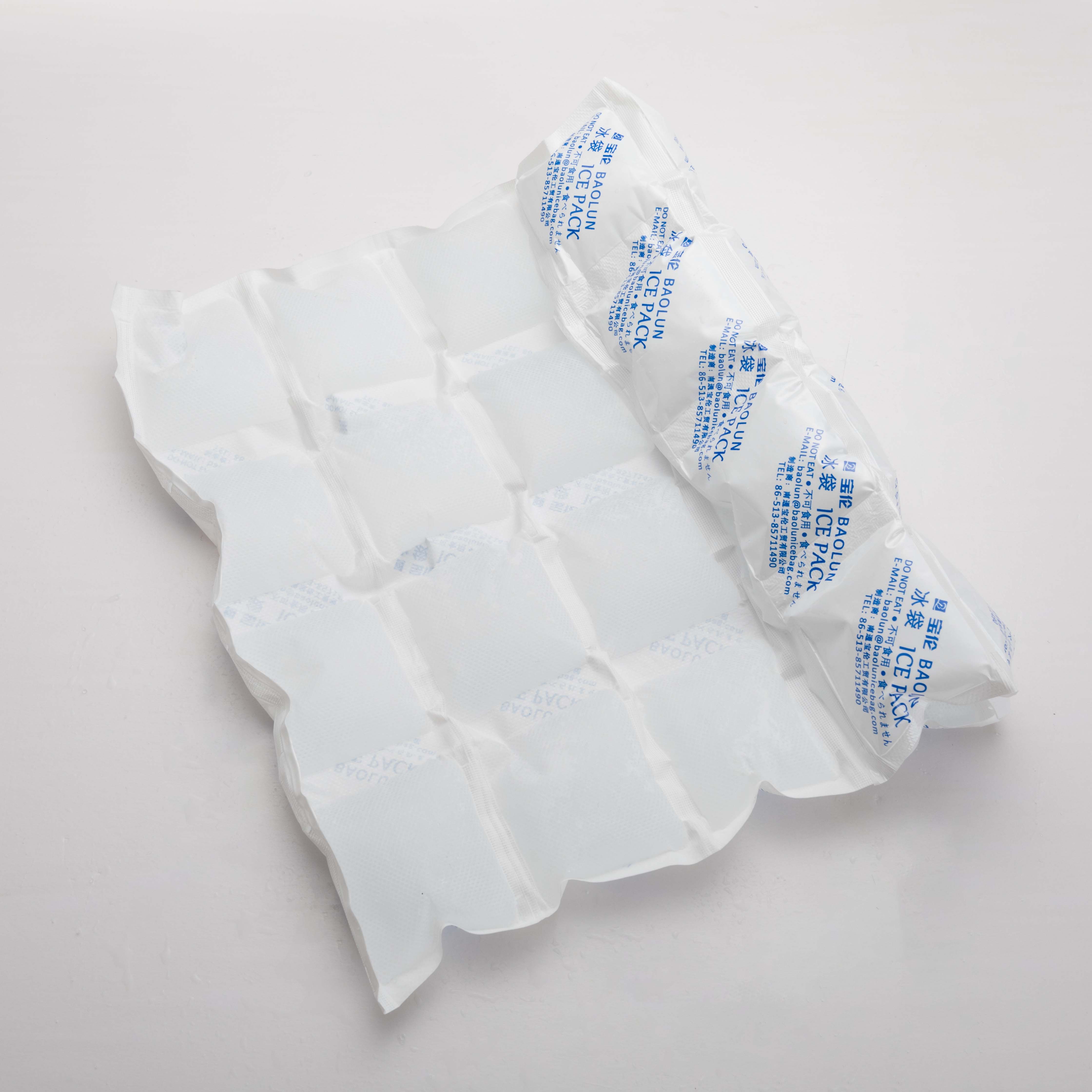 BAOLUN OEM/ODM Reusable Food Gel Ice Packs Cool Ice Pack Soak Cold Pack for Food Delivery