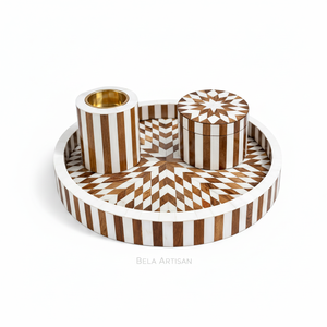 ชุดเตา bakhoor สแตนเลสทำด้วยมือเป็นมิตรกับสิ่งแวดล้อมโถชามทองเหลืองถาดออกแบบให้มีกลิ่นหอม - Product Image 1