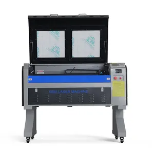 Machine de gravure laser 9060 pour contreplaqué/acrylique/découpe de cuir 6090/ 4060/ 1080 Machine de gravure laser CNC