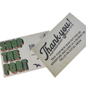 Tùy Chỉnh 300gsm Giấy Tráng Holographic <span class=keywords><strong>In</strong></span> Ấn Sáng Bóng Cảm Ơn Bạn Thẻ Mua Cho Doanh Nghiệp Nhỏ - Product Image 6