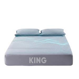 Drap-housse <span class=keywords><strong>anti</strong></span>-<span class=keywords><strong>moisissure</strong></span> 95% coton 5% fibres d'argent, évacuation de l'humidité, 300 fils, toutes saisons - Product Image 1