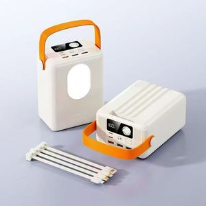 <span class=keywords><strong>Batterie</strong></span> <span class=keywords><strong>externe</strong></span> de 50000 mAh à capacité réelle, charge rapide, approuvée par les compagnies aériennes, ultra-mince, câble intégré, chargeur portable pour les voyages et les activités de plein air - Product Image 4