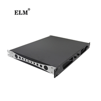 Amplificateur de puissance numérique professionnel audio de classe D 2 canaux 1U pour utilisation sur scène, son AR1250 500Wx2