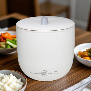 Mini Pentola Elettrica Multifunzione 1.8L 300W per 1-3 Persone, Ideale per Dormitori Universitari e Appartamenti, con Pentola Interna Antiaderente, per Hot Pot, Slow Cooker e Zuppe - Product Image 1