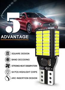 Ampoule LED 921 912 T15 W16W T16 Canbus 54SMD pour clignotant, marche arrière et feu stop de voiture, lampe automobile DC12V 12-24V - Product Image 2