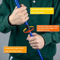 Équipement d'entraînement à longueur réglable pour enfants, putter de golf coloré, équipement de parcours de golf junior, club de golf coloré pour tous les âges