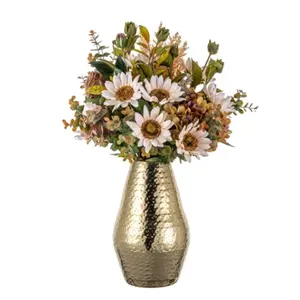 Tableware Flower Pot Shiny Polished Decorative Flower Vase For Home and Hotel Decoration Drawing Room Use