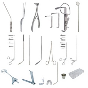Set Básico de Panendoscopia con Laringoscopios Kleinsasser, Abrebocas McIvor, Copa Microlaringea, Pinzas, Tijeras y Tubos de Succión - Product Image 1