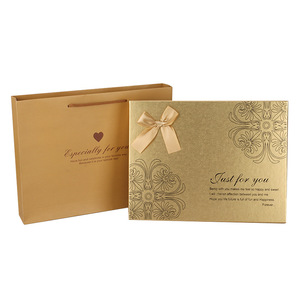 Caja de Regalo con Forma de Libro, Caja Vacía al por Mayor para el Día de San Valentín, 48 Bombones <span class=keywords><strong>Ferrero</strong></span> Roche, Recuerdos para Novia, <span class=keywords><strong>Chocolate</strong></span> Estilo Chino Romántico - Product Image 1