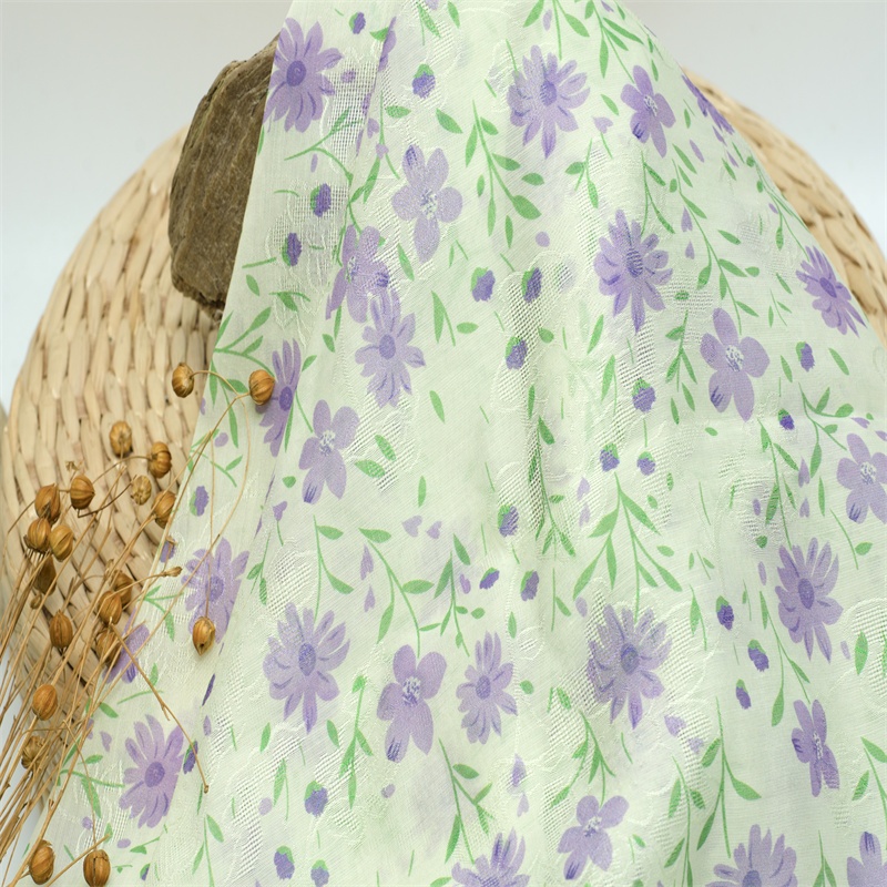 Y5003 # ткань из нейлона с принтом из тенсела lyocell, жаккардовая ткань, цветочный цифровой Модный узор, шелковая Женская ткань для платья, оптовая продажа