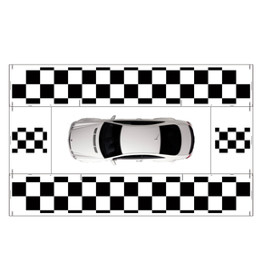 ระบบกล้อง 360 องศา กล้องถอยจอด ผ้าสอบเทียบ 120 กรัม แผ่นสอบเทียบมุมมองสองด้าน สำหรับรถยนต์ IM Motors รุ่น Ls7 LS6 L7 - Product Image 1