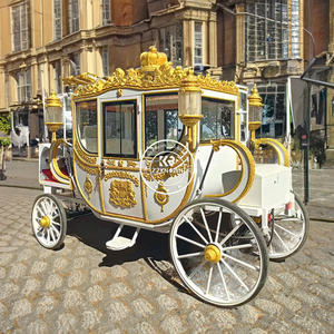 Vente chaude : Carrosse électrique classique à siège souple, carrosse royal, carrosse romantique sans chevaux pour le tourisme - Product Image 3