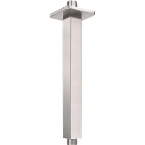 不锈钢天花板安装淋浴臂方形定制淋浴扩展器，用于固定淋浴喷头