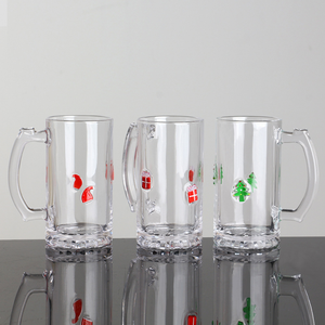 Pichet en <span class=keywords><strong>verre</strong></span> d'art soufflé à la main créatif pichet conception personnalisée ananas décalcomanie <span class=keywords><strong>verre</strong></span> bière tasse - Product Image 1