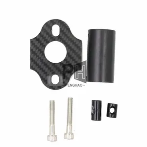 Carbon Fiber Bicycle Seatpost Top Cap with Screw For F12 Seatpost Clamps Carbon Top Cover Stem Cover CNC Carbon Fiber Plate