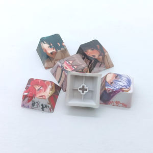Tecsee DIY Language Layout Anime Keycap Deutsche <strong>ISO</strong> <strong>Keycaps</strong> OEM PBT Double Shot Thermal Sublimation Keycap - Product Image 6