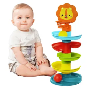 CPC Baby Rolling Toy Roll the Ball Towers Kids Rolling Ball Pile Slide Track Drop Ball Game Toy
