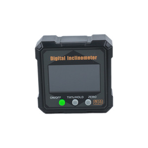 Nouvel inclinomètre numérique électronique domestique IP54 haute précision avec affichage, niveau à bulle et instrument de mesure d'angle à aimant puissant - Product Image 1