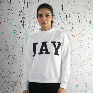 Sweat-shirts pour hommes JAY 100% coton à capuche avec broderie appliquée col large URBAN PRODUCTIONS Hiver - Product Image 1