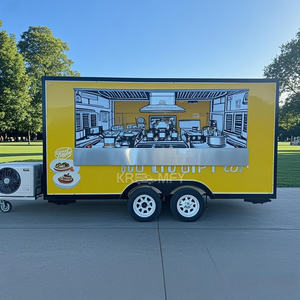 Camion de restauration rapide mobile 2025, style rétro chinois, avec friteuse, chariot de nourriture de rue, café, crème glacée, standard australien - Product Image 2