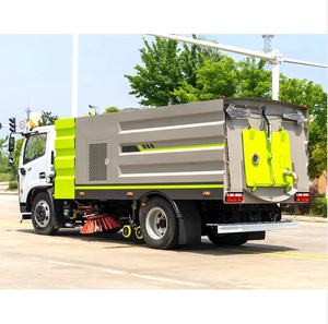 รถดูดฝุ่นและกวาดถนนแบบกำหนดเอง Clw 4x2 14 ตัน 12 ลูกบาศก์เมตร Dongfeng ประสิทธิภาพสูง สำหรับทำความสะอาดถนนในเขตเทศบาล - Product Image 4