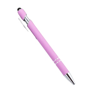 Stylo publicitaire en aluminium avec logo personnalisé - Double fonction tactile et bille - Cadeau promotionnel - Product Image 3
