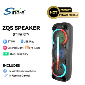 SING-E Zqs8313 Loa Karaoke Di Động Hot Bán RGB Ánh Sáng Loa Siêu Trầm Không Dây Cho Đảng Stage & TV - Product Image 2
