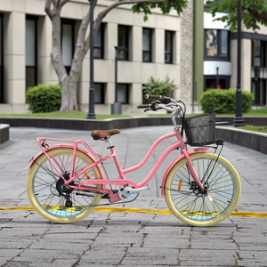 Bicicleta Eléctrica al por Mayor con Batería de Litio, Motor Trasero sin Escobillas de Alta Potencia, Asiento Ajustable, Autonomía de 55-60 km, Urbana, JYOP-SMCURISER3, Aluminio - Product Image 5