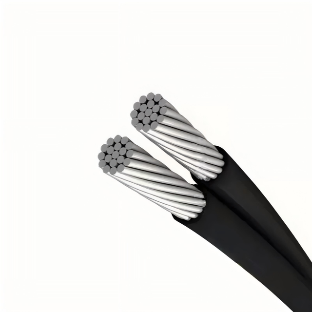 Low Voltage ABC Cable   2 Core Aluminum Conductor Aerial Bundled Overhead Power Cable 0.6/1kV