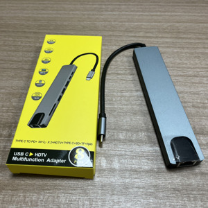 Cantell <span class=keywords><strong>USB</strong></span> <span class=keywords><strong>C</strong></span> HUB 8 trong 1 loại <span class=keywords><strong>C</strong></span> <span class=keywords><strong>3.1</strong></span> đến 4K <span class=keywords><strong>Adapter</strong></span> với RJ45 SD/TF Đầu Đọ<span class=keywords><strong>c</strong></span> Thẻ PD sạ<span class=keywords><strong>c</strong></span> nhanh - Product Image 6