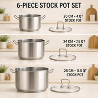 Usine de fabrication d'ustensiles de cuisine OEM sur mesure, ensemble d'ustensiles de cuisine en acier inoxydable 304, design minimaliste, compatible induction, passe au lave-vaisselle, utilisation en cuisine