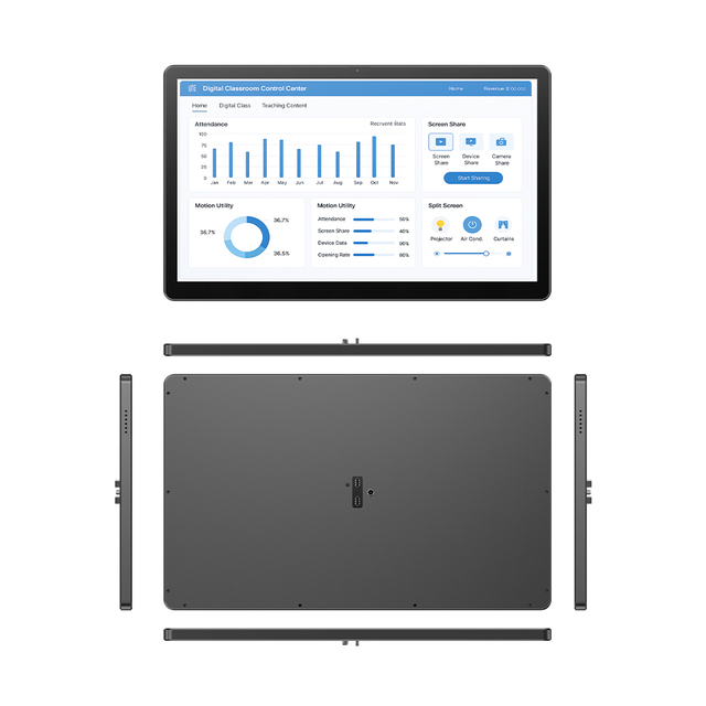 15.6 Inch Android Tablet Dual USB-C MT8786 G80 Octa Core NFC Tablet PC No Battery HMI Touch Screen Donation Kiosk Menu Tablet