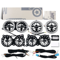 Kit d'éclairage d'ambiance RGB LED pour bouches d'aération de Mercedes Benz Classe S W222, compatible avec l'éclairage d'ambiance d'origine.