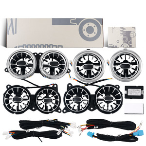Kit d'éclairage d'ambiance RGB LED pour bouches d'aération de Mercedes Benz Classe S W222, compatible avec l'éclairage d'ambiance d'origine. - Product Image 2