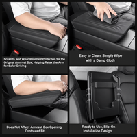 Compatible avec la boîte d'accoudoir Tesla Model Y/YL 2025 relookée, housse de protection, accessoire intérieur anti-rayures