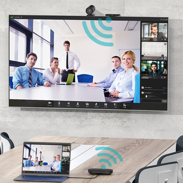 New Original SIP Wireless Video Conferencing System CA400 SIP Network Intercom Equipment with Projection Speaker Camera