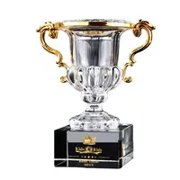 Nieuwe Collectie Crown Ontwerp Sport Cup Trofee Kristal Kampioenschap Trofee Fabrikant