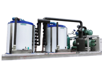 Machine à glace en flocons commerciale pour la transformation des fruits de mer et du poisson, moteur et engrenages de haute précision, fabrication chinoise