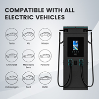 Nuevo Cargador Rápido para Vehículos Eléctricos DC de 320/360/400/480KW CCS2 con Doble Conector, IP55, Nivel 3